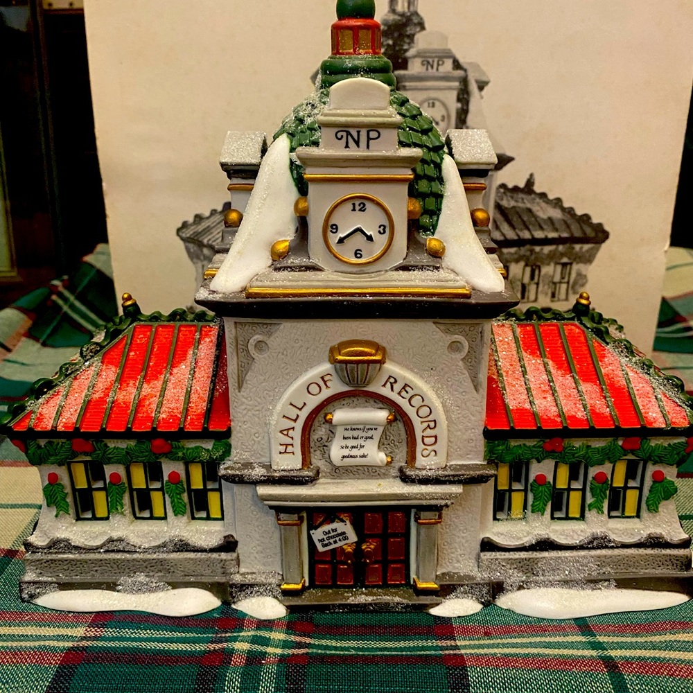Heritage village collection “hall of records” North Pole series